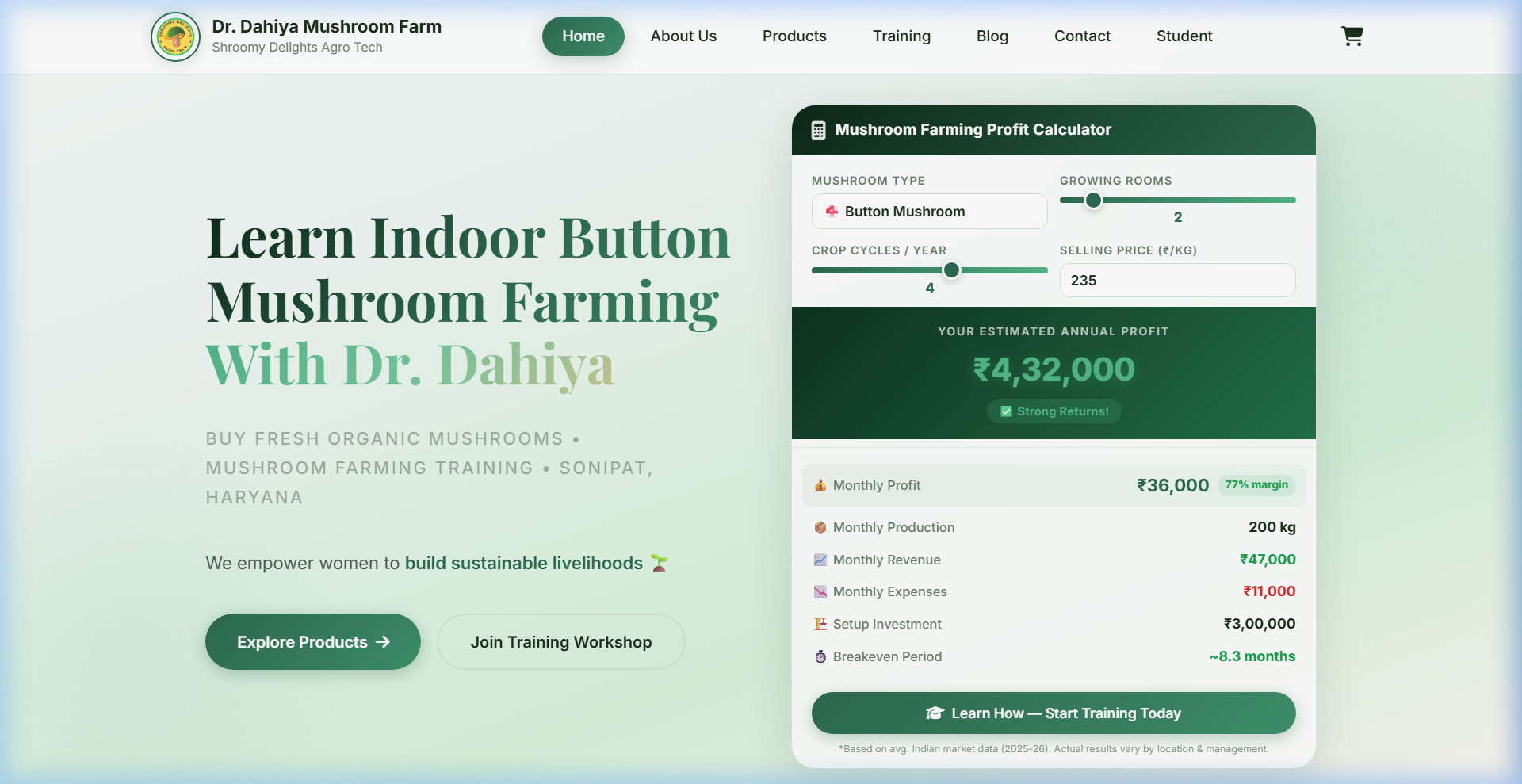 Shroomy Delights Agrotech